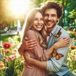 happy married couple